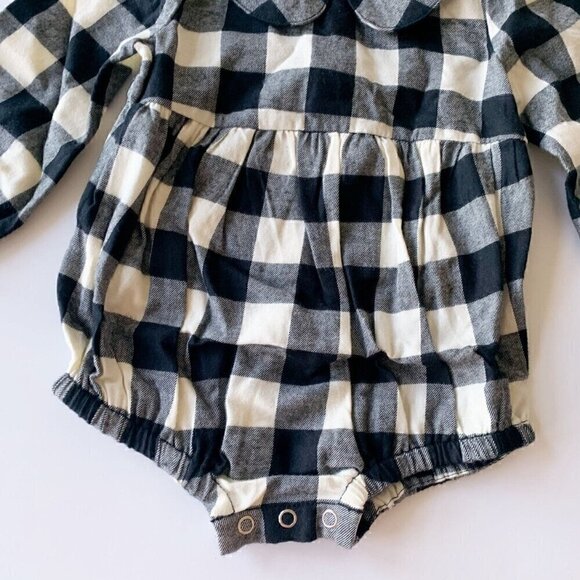 Hanna Andersson Baby Girl Woven Bubble Romper 18-24 Months - Picture 3 of 9